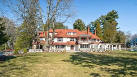 A 1914 Massachusetts mansion built after a high-society scandal is listed for $3.5 million