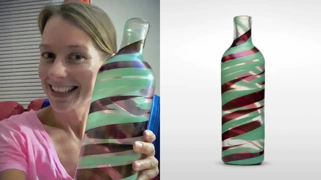 She bought a $3.99 vase, and sold it for $107,100