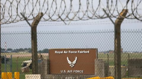 UK-Iranian man arrested with link to security incident at US-run RAF Fairford base in England