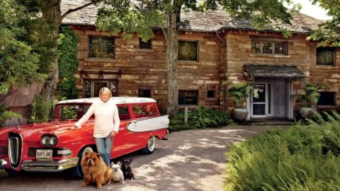 Martha Stewart bought Edsel Ford's 63-acre estate in Maine in 1997 and restored its landscape