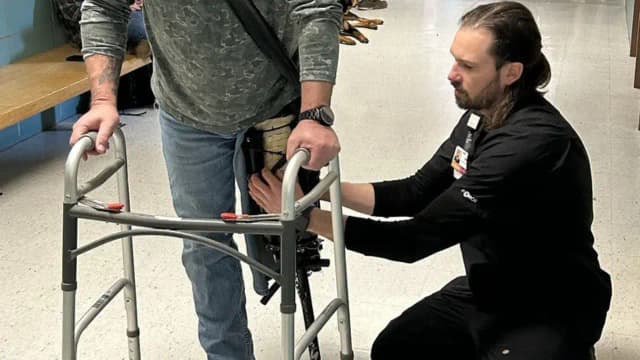 Michigan man turns old bike parts into prosthetic legs; gives design away for free