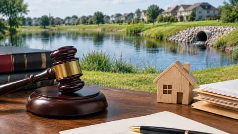 Delaware homeowner wins part of default judgment; court orders pond work, loan records in HOA case