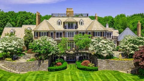 15,000-sq-ft New Jersey mansion and 102 acres go up for auction