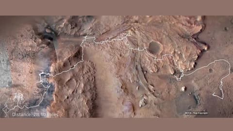 NASA’s Perseverance rover breaks Mars driving record, covering 28.1 miles in five years