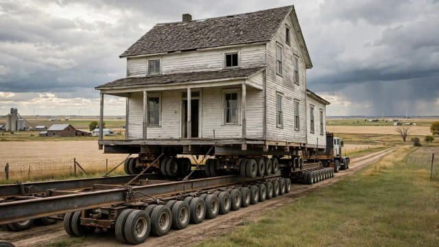 Woman spends $380,000 to move her great-great-grandparents’ house to her husband’s family farm