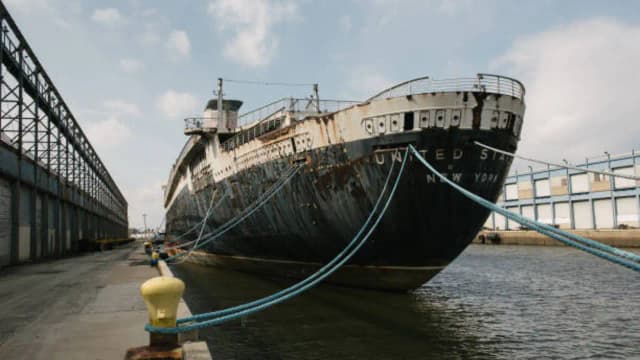 Once the fastest US liner, SS United States is set to become the world’s largest artificial reef