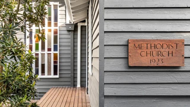 1923 Aus church transformed into a $950,000 home is up for sale