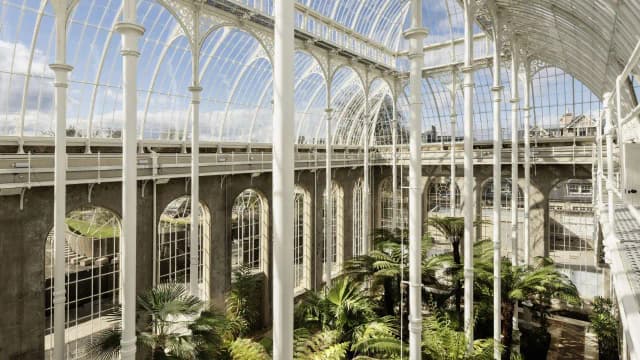 Edinburgh's historic Palm Houses reopen after a £23.5m restoration replaced 5,750 panes of glass