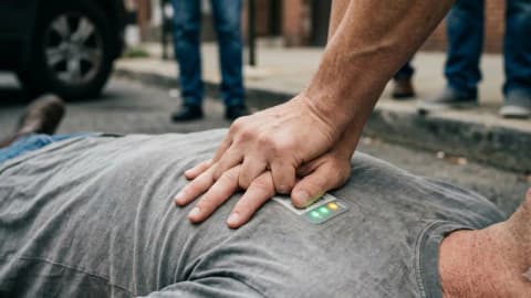 A tiny patch could help rescuers perform CPR better; student invention wins $10,000