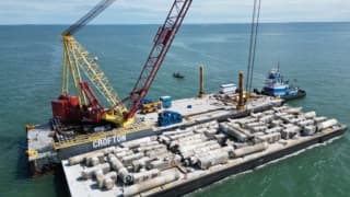 Virginia is turning 100,000 tons of demolished bridge concrete into fish habitat; 951 tons already underwater