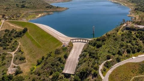 California’s Irvine Lake will be drained for five years as crews repair its 93-year-old dam
