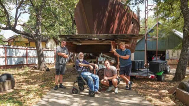 86-year-old Texas man spent nearly 40 years building 62-foot boat to sail to Alaska; now strangers are raising thousands to help him fulfil his dream
