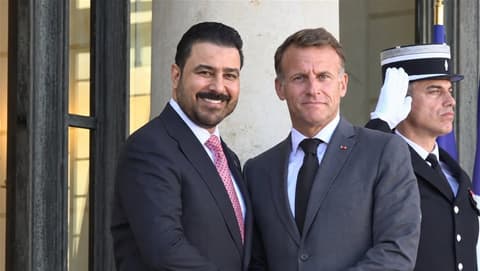 ماكرون يستقبل الزيدي في الإليزيه لبحث التعاون الدفاعي وأمن الطاقة