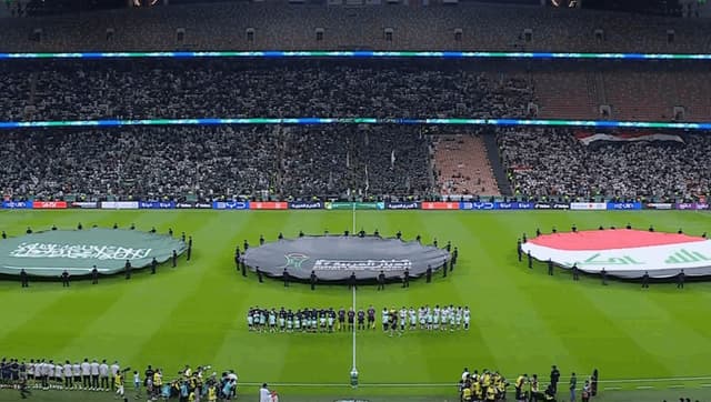 انطلاق مباراة العراق والسعودية في خليجي 27