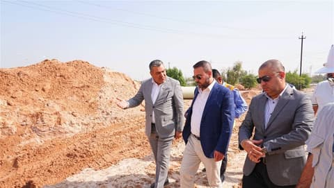 ال ميرزا: مشروع مجاري حي النداء في النجف يتضمن شبكات بطول 485 كم