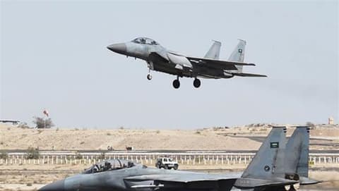 "التحالف العربي" يعلن تدمير منصة إطلاق صاروخ تجاه الرياض
