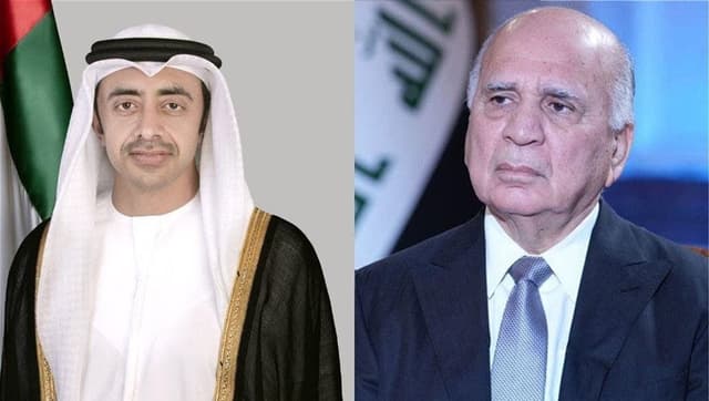 العراق والإمارات يبحثان خفض التوترات وتعزيز أمن واستقرار المنطقة