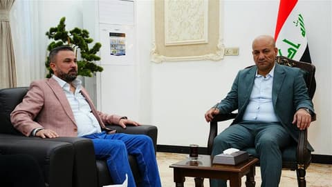 مدير عام المجاري يبحث مع محافظ ديالى مستجدات المشاريع الخدمية