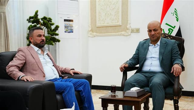 مدير عام المجاري يبحث مع محافظ ديالى مستجدات المشاريع الخدمية