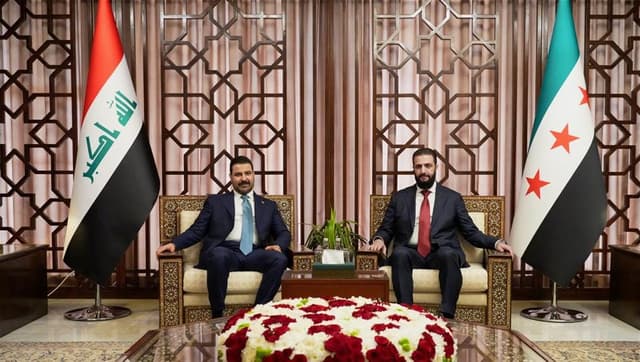 الزيدي والشرع يبحثان تصدير النفط عبر بانياس وتعزيز التعاون الاقتصادي