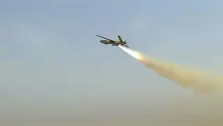 تفجير طائرة مسيرة فوق الرياض