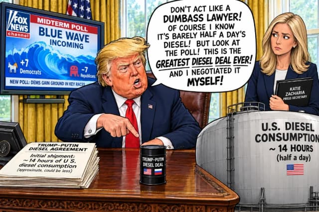 Donald Trump’s Diesel Deal Shows How Western Leaders Are Losing Control