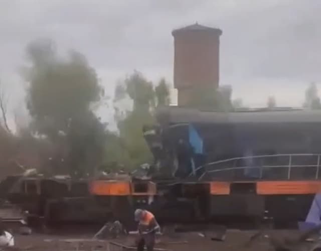 מסר רוסי: כטב"ם פגע בקטר שהוביל את בוריס ג'ונסון ובכירים אירופים