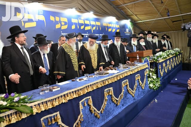הקבלת פני רבו לראשון לציון הגרש"מ עמאר