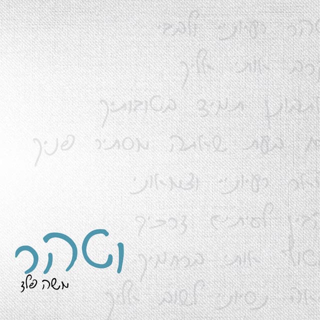 הזמר והיוצר משה פלד משיק סינגל חדש ומרגש בשם "וטהר"