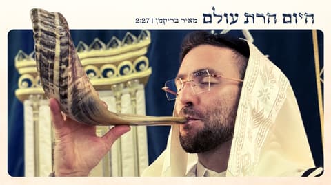 מאיר בריקמן שר: "היום הרת עולם"