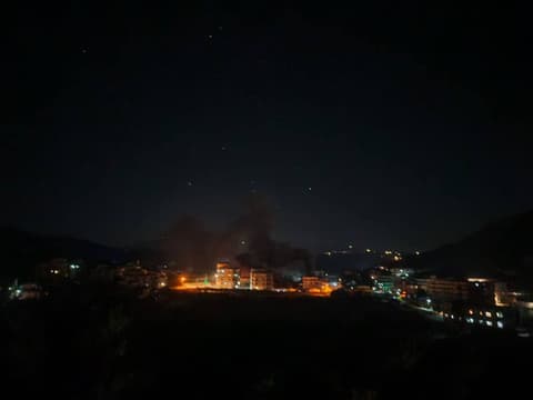 בתגובה לשיגור רחפן נפץ: גל תקיפות של יעדי חיזבאללה בדרום לבנון