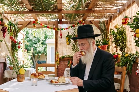איזו אכילה מחייבת סוכה • הרב יוסף חיים אוהב ציון
