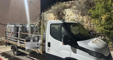 מעל חצי טון גז פיראטי המסוכן לסביבה נתפס בדלית אל כרמל במסגרת חקירת יאל"כ להב 433