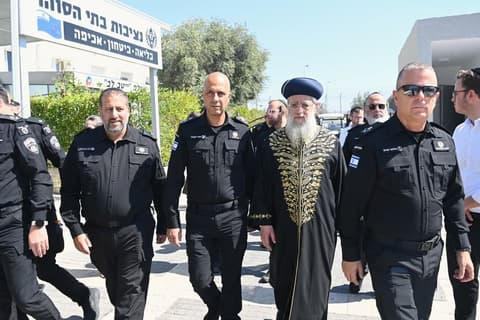 הראשון לציון בביקור בשב"ס לקראת ראש השנה: "חיזוק המשילות הכליאתית לצד שמירה על אנושיות"