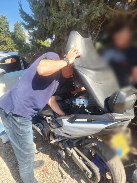 שוטרי מרחב כרמל סיכלו שיירת כבוד לרגל שחרור אסיר סמוך לכלא דמון