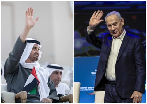 לראשונה אישור גם מהאמירויות: נתניהו נפגש עם הנשיא בן זאיד