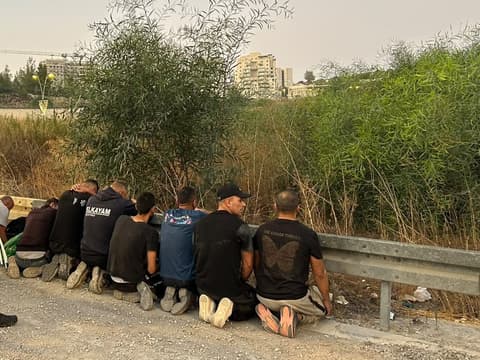 במבצע לקראת החגים: עשרה שב"חים ושני סייענים נתפסו בבית שמש