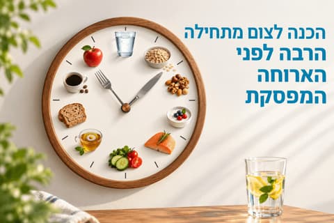 כל האוכל ושותה בתשיעי: המלצות לתזונה נבונה ובריאה לפני ואחרי הצום