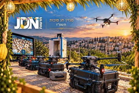 העיניים של עיר התורה: יחידת רחפנים של המתנדבים החרדים נחשפת | בלעדי