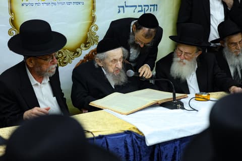 ריתחא דאורייתא בסוכת מרן הגר"ד לנדו: אלפים צפו בדיונים המרתקים