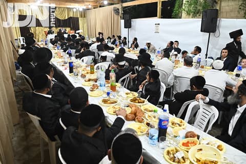הילולת מוהר"ן מברסלב ושמחת בית השואבה בביהמ"ד ברסלב בבני ברק
