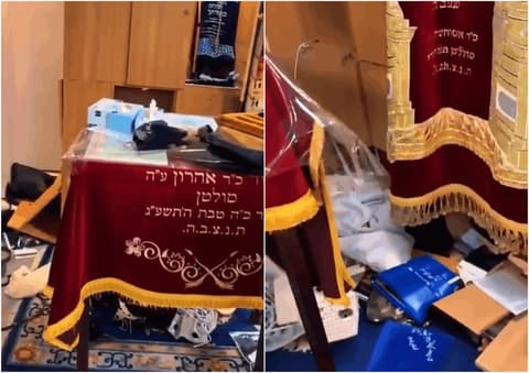 אנטישמיות בצרפת: בית כנסת בפריז הושחת במהלך המהומות
