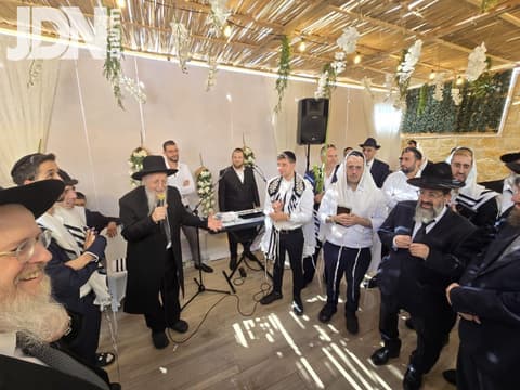 מעמד סיום מסכת שנערך ע"י נכד הגה"צ רבי יצחק כהן רב שכונת שמואל הנביא