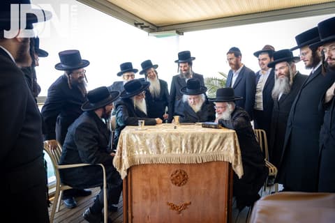 מי בכה בדמעות שליש ביום הולדתו? השיחה המרתקת של פוסק הדור עם האדמו"ר מצאנז