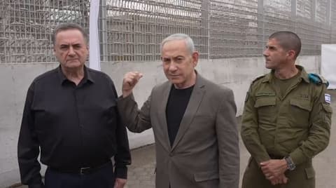 הגנה ללא אזור חיץ: נתניהו וכ"ץ סיירו במכשול הנבנה בגבול ירדן