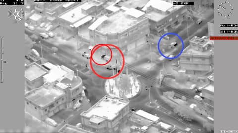 בסיוע מסוק: נמלט מהשוטרים במהירות מטורפת ונתפס • צפו