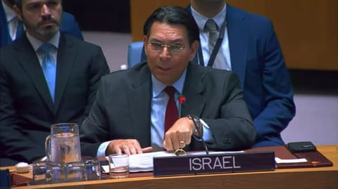 דנון הציג במועצת הביטחון את סיפורה של משפחת תעסה ואמר: "חמאס עדיין חמוש"