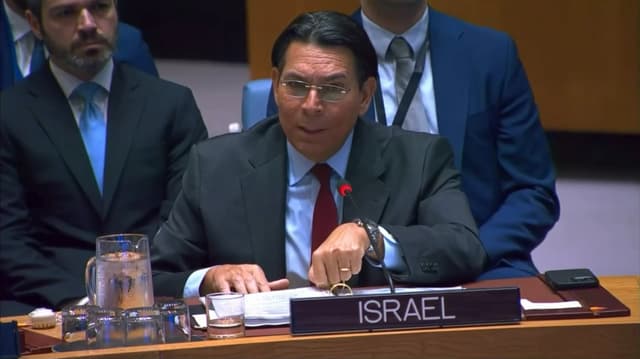 דנון הציג במועצת הביטחון את סיפורה של משפחת תעסה ואמר: "חמאס עדיין חמוש"
