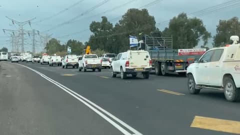 מחאת הרבש"צים: עשרות רכבי ביטחון בדרכם לקריה בת"א במחאה על מעצר חברם