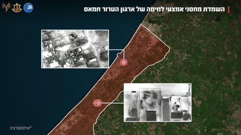 צה"ל ושב"כ השמידו שלושה מחסני נשק של חמאס ברצועת עזה